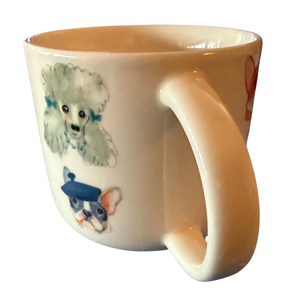 Sur La Table Dog Portrait Mug OS l Watercolor Frenchie Pug More